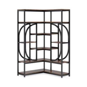 7-Tier Modern Aesthetic L-Shaped Storage Shelves
