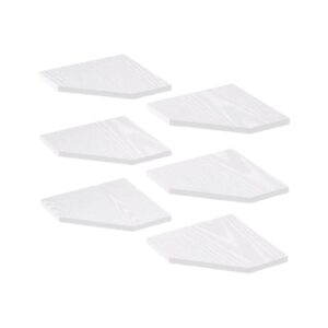 White Multi-Functional Wooden Wall Mounted Shelves