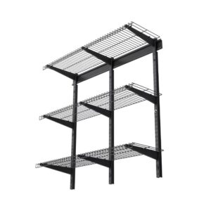 3-Tier Metal Rack Floating Wall Mounted Shelves